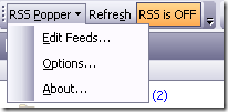 Feed no Outlook 2003