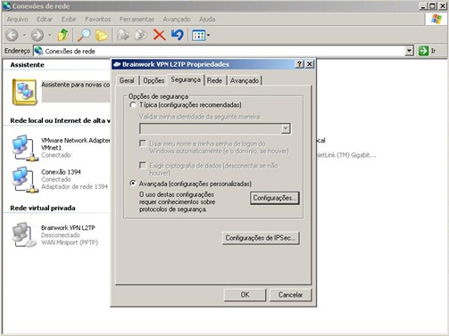 L2TP no Windows XP