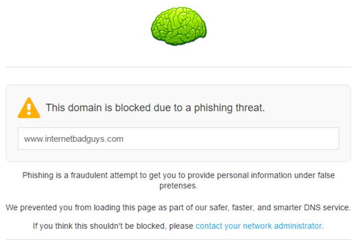 OpenDNS BlockPage