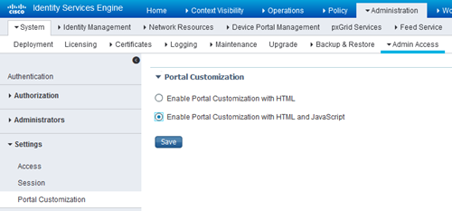 Enable Portal Customization