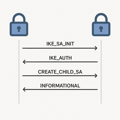Troca de mensagens IKev2